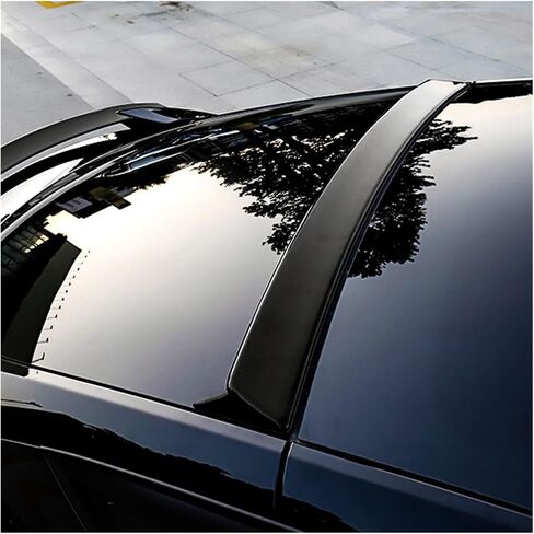 متوافق مع Tesla Model Y Roof Soilder ABS المفسد الخلفي جناح اللمعان الألياف الكربونية الأسود 2021 2022 2023 إكسسوارات خارجية (أحمر) in Saudi Arabia