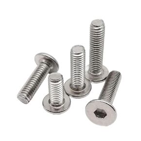 5/10/50pcs m1.6 m2 m2.5 m3 m5 m5 m6 m8 a2 304 مقبس سداسي من الفولاذ المقاوم للصدأ مقبس سداسي فولي فولت رفيع للغاية (M8 5pcs ، 75 ملم) in Kuwait