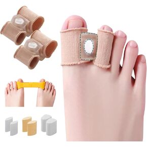 Toe Spacers for Women & Men - Adjustable Bunion Corrector & Hammer Toe Straightener, Silicone Toe Separators for Overlapping Toes, Corn Relief & Foot Pain Support in Saudi Arabia