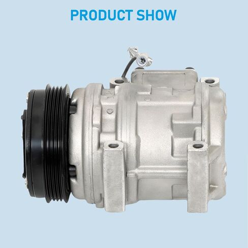 A/C Compressor with Clutch Replacement for Toyota T100 2.7L 1994-1998 Tacoma 1995-2004 2.4L 2.7L 1521040 638810 in Saudi Arabia
