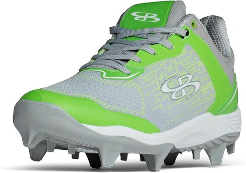 Boombah Viper Pureknit Men's Molded Cleat - Smoke - Multiple Color Options - Multiple Sizes in Saudi Arabia