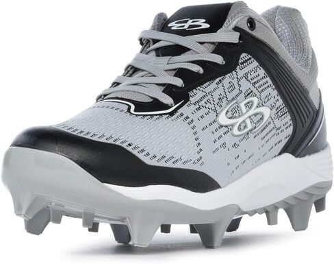 Boombah Viper Pureknit Men's Molded Cleat - Smoke - Multiple Color Options - Multiple Sizes in Kuwait