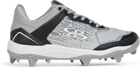 Boombah Viper Pureknit Men's Molded Cleat - Smoke - Multiple Color Options - Multiple Sizes in Kuwait
