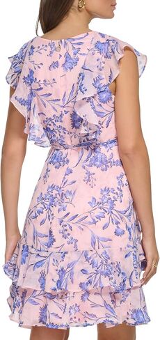 Tommy Hilfiger Women's Sleeveless Ruffle Dress in Saudi Arabia