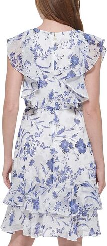 Tommy Hilfiger Women's Sleeveless Ruffle Dress in Saudi Arabia