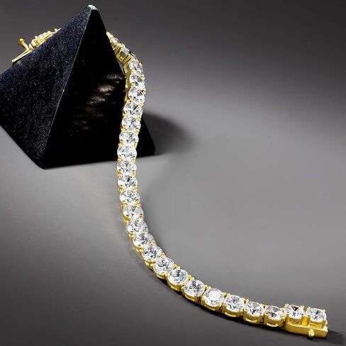 روس سايمونز 23.00 CT. T.W. سوار تنس CZ بالذهب 18kt على الجنيه الاسترليني in Kuwait