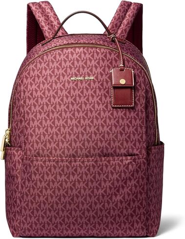 Michael Kors Sable Large Backpack, Gold-Tone Hardware/Signature/Mulberry in Saudi Arabia