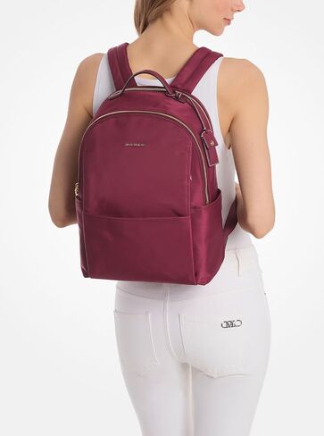 Michael Kors Sable Large Backpack, Gold-Tone Hardware/Signature/Mulberry in Saudi Arabia