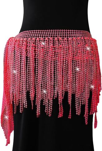 Fashion Handmade Dance Waist Chain Hip Scarf - Beach Parties, Music Festivals, Cheerleading Teams in Saudi Arabia