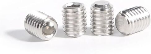 DIN913 316 Stainless Steel M3 M4 M5 M6 M8 M10 M12 Hexagon Socket Flat Head Set Screws(25mm,20pcs M6) in Saudi Arabia