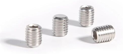 DIN913 316 Stainless Steel M3 M4 M5 M6 M8 M10 M12 Hexagon Socket Flat Head Set Screws(25mm,20pcs M6) in Saudi Arabia