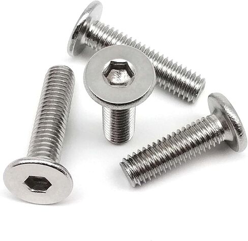 5/10/50pcs m1.6 m2 m2.5 m3 m5 m5 m6 m8 a2 304 مقبس سداسي من الفولاذ المقاوم للصدأ مقبس سداسي فولي فولت رفيع للغاية (M8 5pcs ، 75 ملم) in Kuwait