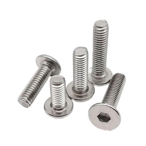 5/10/50pcs m1.6 m2 m2.5 m3 m5 m5 m6 m8 a2 304 مقبس سداسي من الفولاذ المقاوم للصدأ مقبس سداسي فولي فولت رفيع للغاية (M8 5pcs ، 75 ملم) in Kuwait