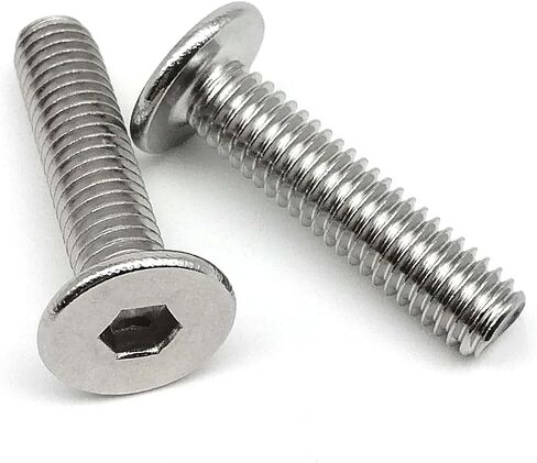 5/10/50pcs m1.6 m2 m2.5 m3 m5 m5 m6 m8 a2 304 مقبس سداسي من الفولاذ المقاوم للصدأ مقبس سداسي فولي فولت رفيع للغاية (M8 5pcs ، 75 ملم) in Kuwait