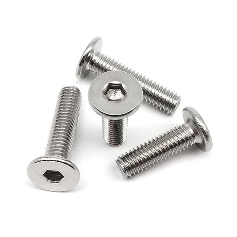 5/10/50pcs m1.6 m2 m2.5 m3 m5 m5 m6 m8 a2 304 مقبس سداسي من الفولاذ المقاوم للصدأ مقبس سداسي فولي فولت رفيع للغاية (M8 5pcs ، 75 ملم) in Kuwait