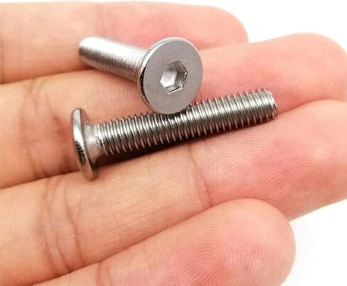 5/10/50pcs m1.6 m2 m2.5 m3 m5 m5 m6 m8 a2 304 مقبس سداسي من الفولاذ المقاوم للصدأ مقبس سداسي فولي فولت رفيع للغاية (M8 5pcs ، 75 ملم) in Kuwait