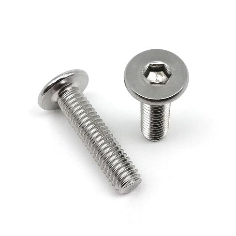 5/10/50pcs m1.6 m2 m2.5 m3 m5 m5 m6 m8 a2 304 مقبس سداسي من الفولاذ المقاوم للصدأ مقبس سداسي فولي فولت رفيع للغاية (M8 5pcs ، 75 ملم) in Kuwait