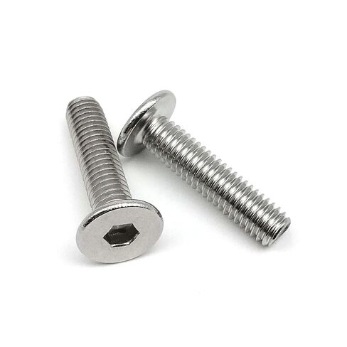 5/10/50pcs m1.6 m2 m2.5 m3 m5 m5 m6 m8 a2 304 مقبس سداسي من الفولاذ المقاوم للصدأ مقبس سداسي فولي فولت رفيع للغاية (M8 5pcs ، 75 ملم) in Kuwait