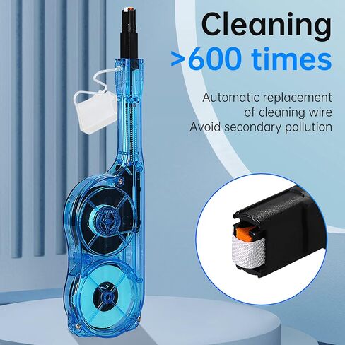 2 Pack Fiber Optic Cleaner Tools Cleaning Pen for MPO/MTP Connector, Optical Connector Cleaner Over 600 Cleans Fiber Endface Cleans & Optical Connector Cleans(Green) in Saudi Arabia