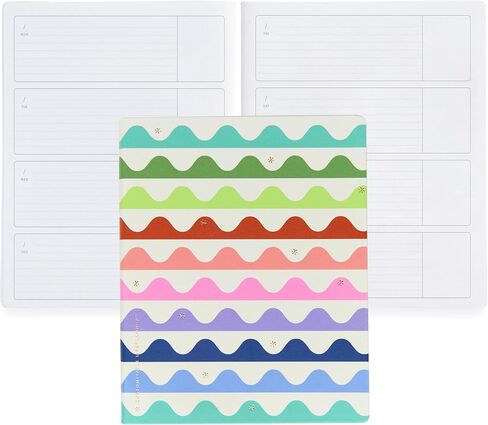 Erin Condren 2025 Softbound Life Planner (Jan - Dec 2025), A5 12-Month Weekly & Monthly Planner Journal, Horizontal Layout, Soft Cover, Layflat Binding, Blush Cover & Canvas Interior Design in Saudi Arabia