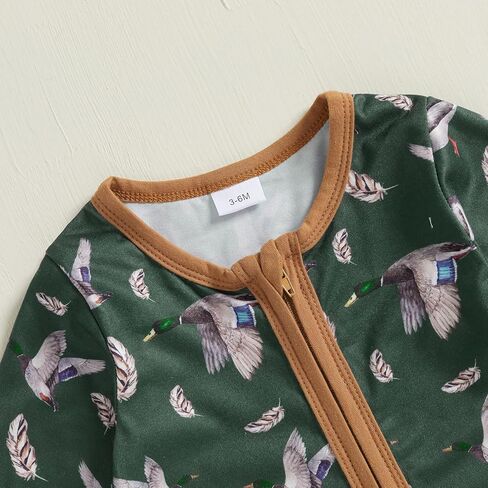 Baby Romper Newborn Clothes Long Sleeve Western Cow Print Zipper Jumpsuit Fall Winter Toddler Infant Bodysuit in Kuwait