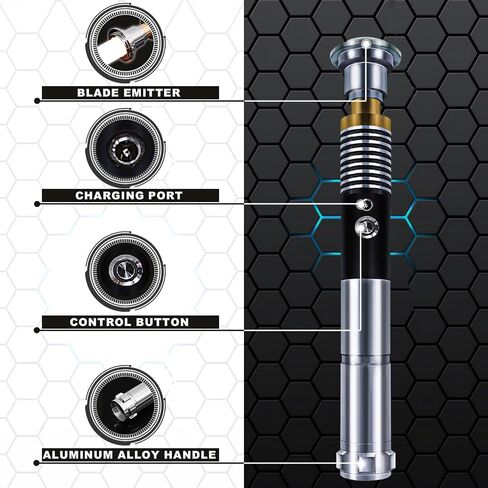 Xuz 2 Pack ، Sabers Light for Adults Kids ، 16 RGB Colour in Saudi Arabia
