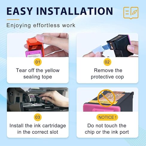 خرطوشة حبر ZIPRINT 67XXL 67XL بديلة لخرطوشة الحبر HP Ink 67 67XL 67XXL تعمل مع HP DeskJet 2755 2722 2724 2723 4155e Plus 4152 4155 Envy Pro 6455 6052 6475 6455e، أسود ثلاثي الألوان 67XXL in Kuwait