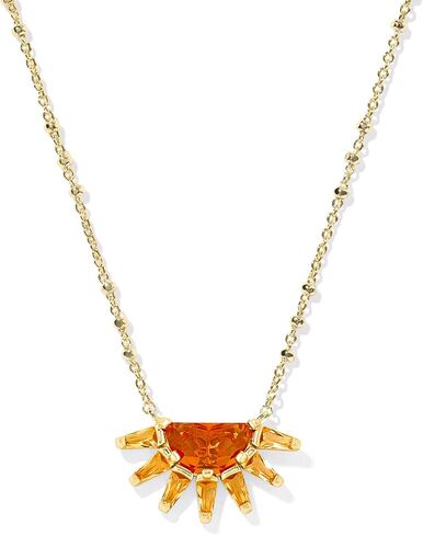 Kendra Scott Samantha Sun Short Pendant Necklace, Fashion Jewelry for Women in Saudi Arabia