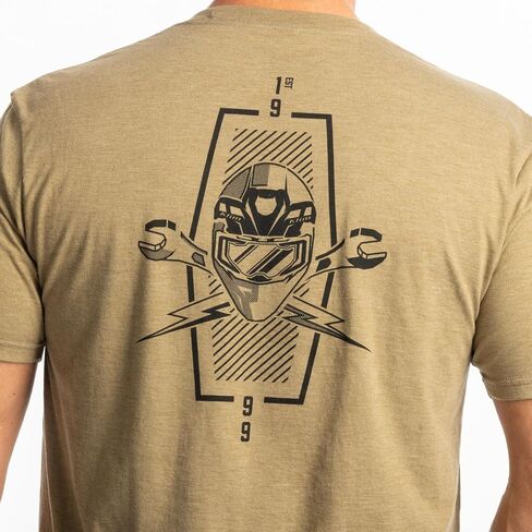 KLIM Men's Petrol Tri-Blend Short Sleeve T-Shirt in Saudi Arabia