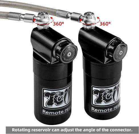 TCT-MOTORPARTS Motorcycle Remote Reservoir Shocks Bracket Mount Clamps Fit for Harley Touring Road King Street Glide Electra Glide 2014-2023 in Kuwait