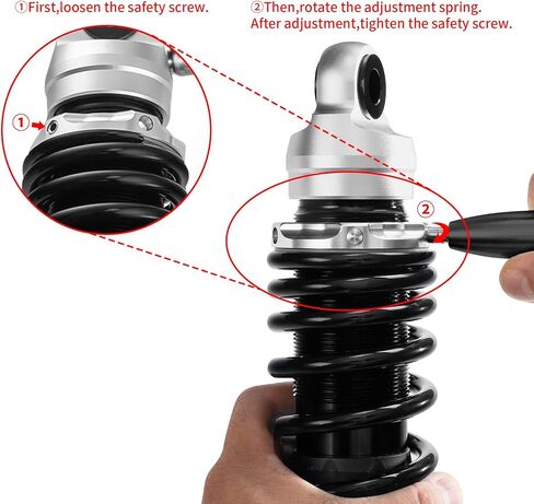 TCT-MOTORPARTS Motorcycle Remote Reservoir Shocks Bracket Mount Clamps Fit for Harley Touring Road King Street Glide Electra Glide 2014-2023 in Kuwait