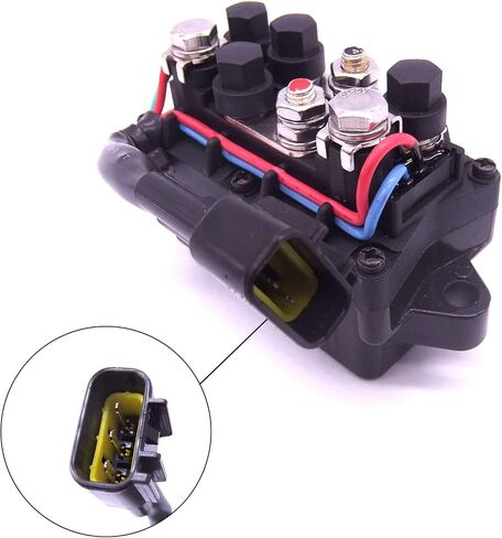 قارب محرك 6AW-81950-00 ترحيل Assy للمحرك الخارجي Yamaha 200hp 225hp 250hp 300hp 350hp ، جهات الاتصال الفضية in Saudi Arabia