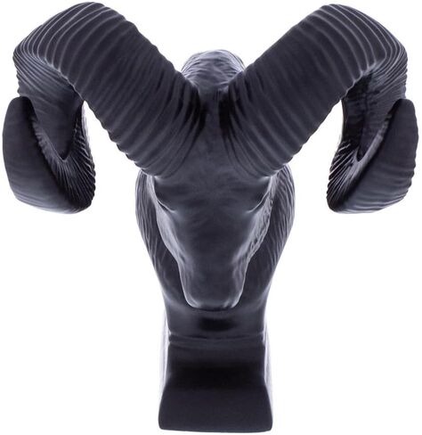 CTW Die-Cast Hood Ornament Rams Head Black 3 1/2 "H Peterbilt Fits Kenworth Freightliner in Saudi Arabia