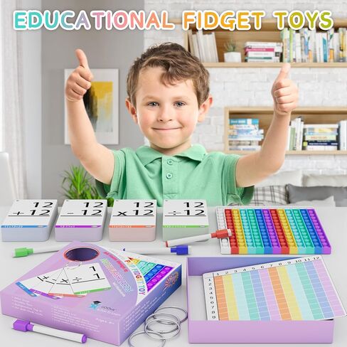 Multiplication Flash Cards + Multiplication Chart - Math Manipulatives Multiplication Fact Cards - Mutiplication Game Flashcards - Times Table Multiplication Flash Cards 3rd Grade, 4th, 5th, 6th Grade in Saudi Arabia
