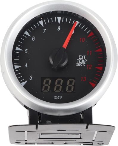 Gas Temp Gauge Pointer 2 5in Digital EGT Meter 300 1300℃ W Sensor for 12V Gasoline Car for Avalon 2018 Avalon 2018 LS Please Car 2019 Replacement Part of in Saudi Arabia