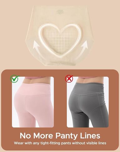 INNERSY Women's High Waist Seamless Underwear No Show Panties Full Coverage Briefs 3-Pack in Saudi Arabia