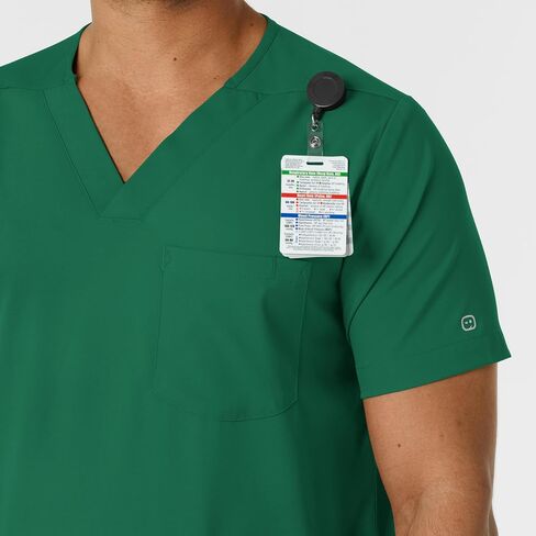 WINK Men's Multi Pocket V-Neck Scrub Top in Saudi Arabia