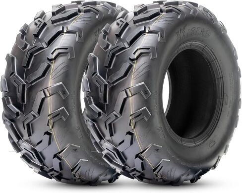 New Tread HALBERD 6PR ATV/UTV Tires Set of 2, 25x8-12 All Terrain 15mm Tread Depth 25x8x12 Trail Sand Mud Stream Off-Road Tires, Tubeless, HU02 in Kuwait
