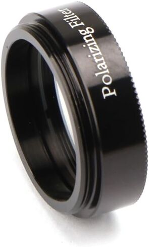 Adjustable Dual Polarizing Filter - 1.25" Telescope Eyepiece, Barlow Lens & Diagonal Mirror Compatible - Durable Aluminum Frame with Anti-Corrosion in Kuwait