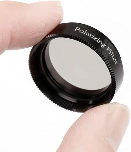 Adjustable Dual Polarizing Filter - 1.25" Telescope Eyepiece, Barlow Lens & Diagonal Mirror Compatible - Durable Aluminum Frame with Anti-Corrosion in Kuwait