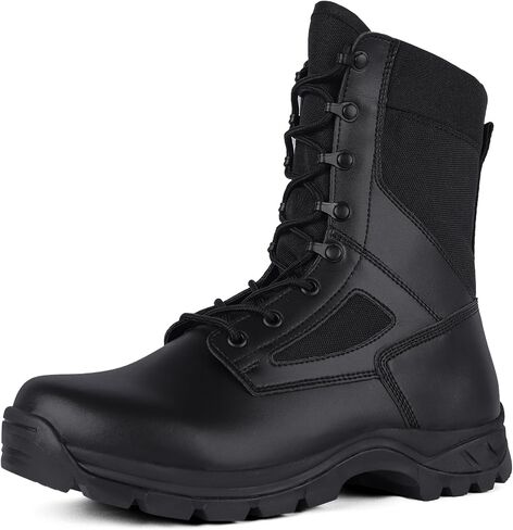 Lightweight Tactical Military Boots for Men Breathable Army Combat Police Boots for Work Motorcycle in Saudi Arabia