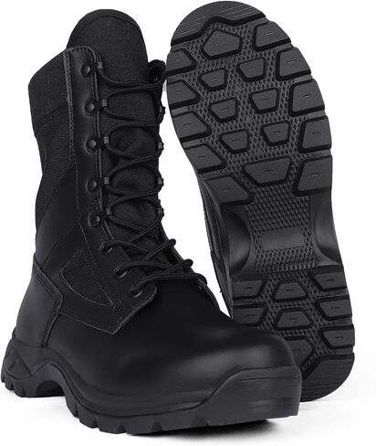 Lightweight Tactical Military Boots for Men Breathable Army Combat Police Boots for Work Motorcycle in Saudi Arabia