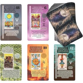 Witchy Cauldron Learning Tarot Cards with Meanings on Them, for Beginners, Training Tarot Deck in Kuwait