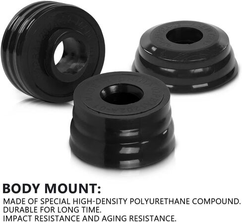 PIT66 جبل جبل مجموعة من Ford F250 F350 Super Duty 2WD 4WD 2008-2016 ، البولي يوريثان ، تشمل حوامل الجسم وغسالات الصلب ومجموعة الأجهزة in Saudi Arabia