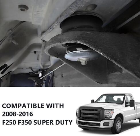 PIT66 جبل جبل مجموعة من Ford F250 F350 Super Duty 2WD 4WD 2008-2016 ، البولي يوريثان ، تشمل حوامل الجسم وغسالات الصلب ومجموعة الأجهزة in Saudi Arabia