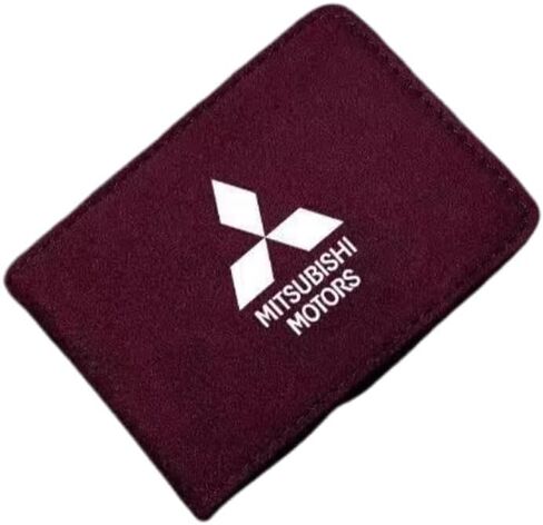 حامل رخصة قيادة الجلود لـ Mitsubishi Lancer Evolution IX 2005 2006 2007 ، Slim ، Protections ، Accessories ، محفظة حامل بطاقة السيارة ، حامل بطاقة الائتمان ، الأحمر in Kuwait