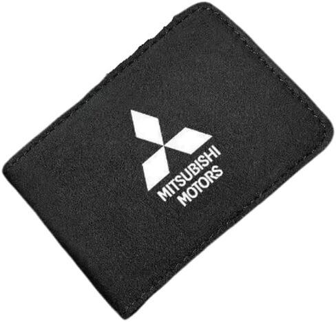 حامل رخصة قيادة الجلود لـ Mitsubishi Lancer Evolution VII 2000 2001 2002 2003 ، Slim ، Protections ، Accessories ، محفظة حامل بطاقة السيارة ، حامل بطاقة الائتمان ، الرمادي in Kuwait