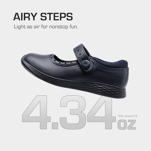 DREAM PAIRS Girls School Shoes Mary Jane Flats Lightweight Comfortable Girls' Uniform Dress Shoes for Toddler/Little Kid/Big Kid in Saudi Arabia