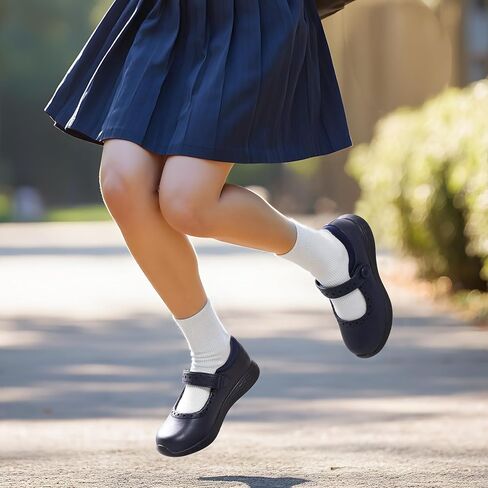 DREAM PAIRS Girls School Shoes Mary Jane Flats Lightweight Comfortable Girls' Uniform Dress Shoes for Toddler/Little Kid/Big Kid in Saudi Arabia