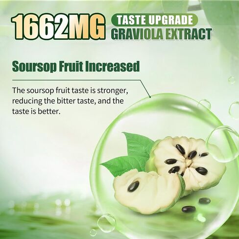 Soursop Bitters Liquid with Black Seed, Turmeric & Moringa-Pure 15 in 1 Herb Soursop Tea for Immune System, Digestive & Gut Health, Antioxidant,Skin Health Support 8 fl oz in Saudi Arabia
